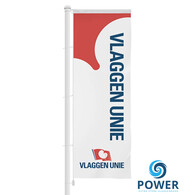 Bedrukte baniervlag - Power