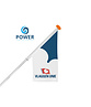 Bedrukte winkelvlag - Power Bedrukte winkelvlag - Power