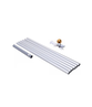 Deelbare vlaggenmast zilver - 6 meter