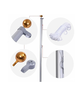 Deelbare vlaggenmast zilver - 6 meter
