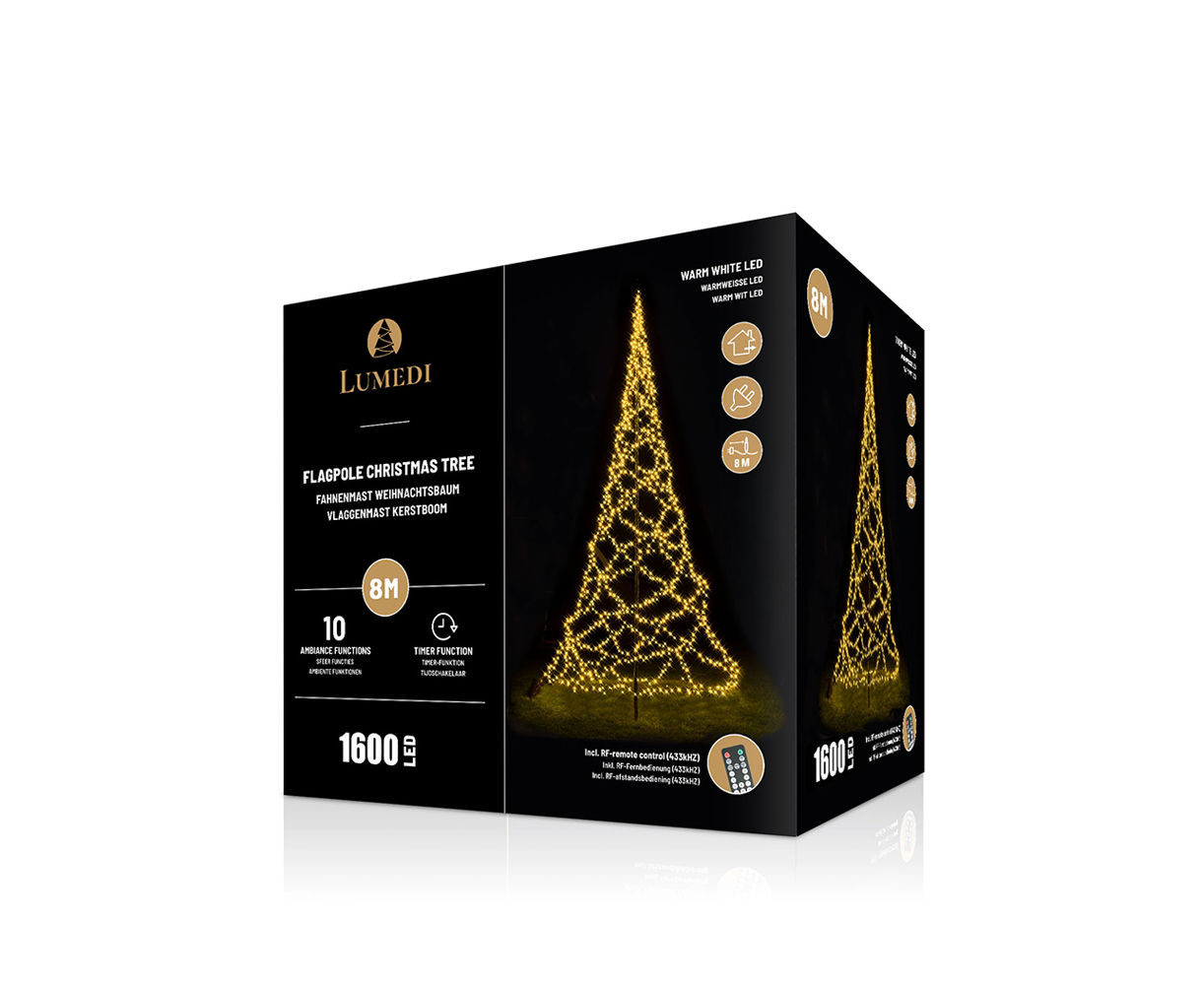 Lumedi 1600 Led | 800cm | Warm Wit