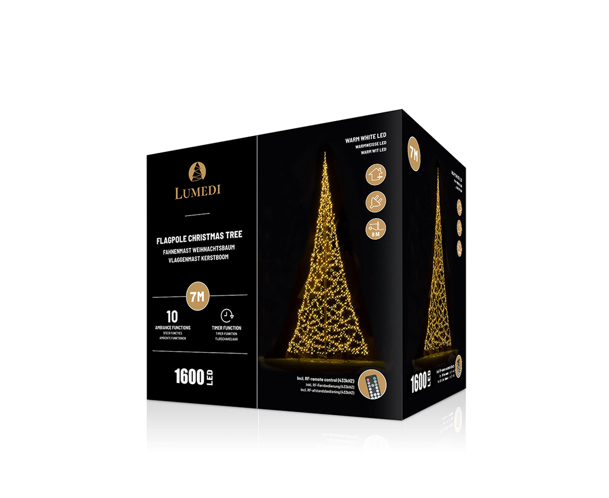 Lumedi 1600 Led | 700cm | Warm Wit