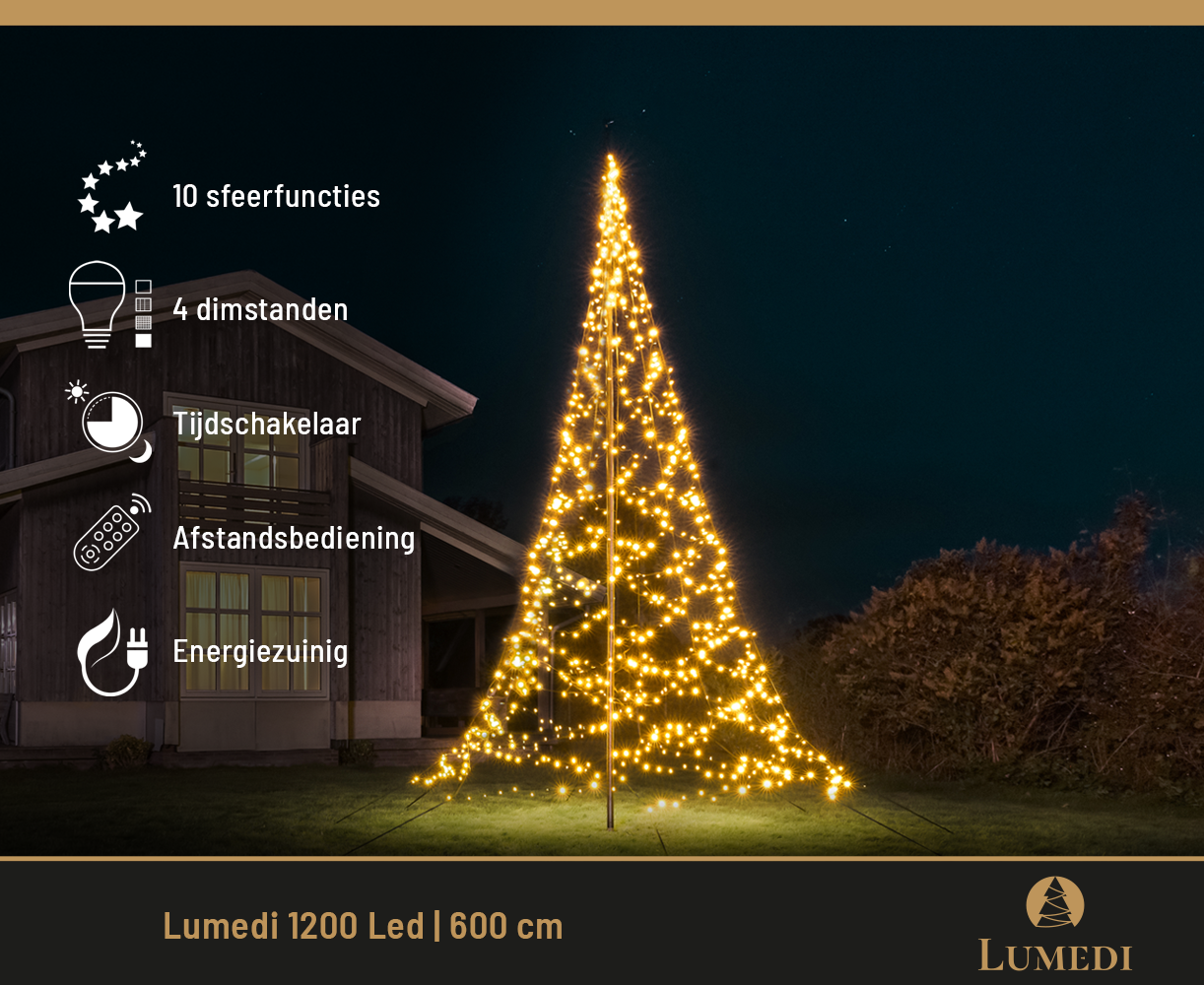 Lumedi 1200 Led | 600cm | Warm Wit