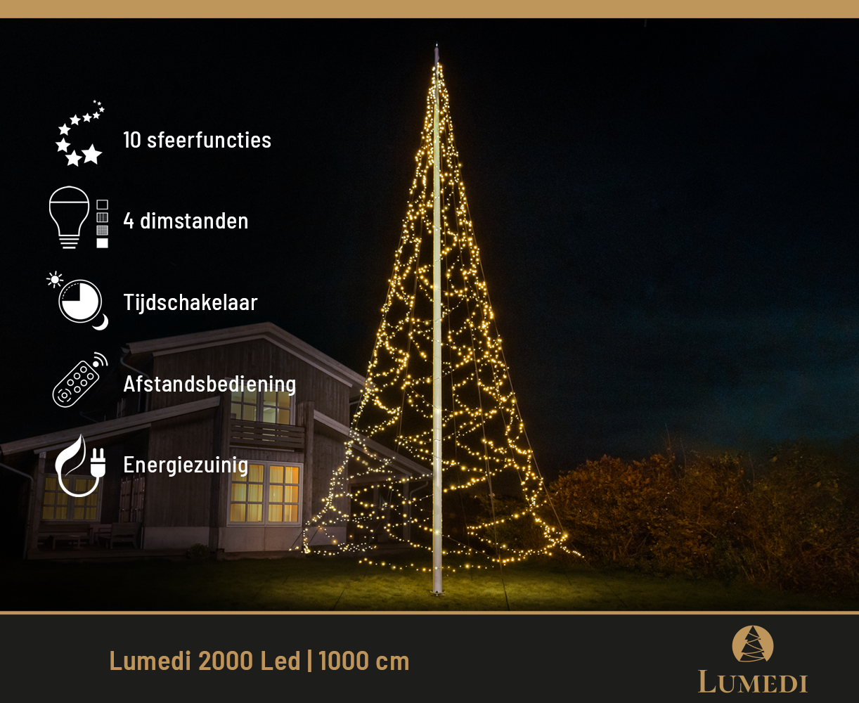 Lumedi 2000 Led | 1000cm | Warm Wit