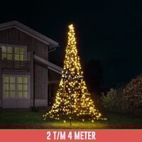 Kerstbomen met deelbare mast