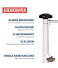 Polyester baniermast 8 meter