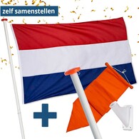 Vlag aan huis set Vlag aan huis set