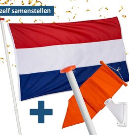 Vlag aan huis set Vlag aan huis set