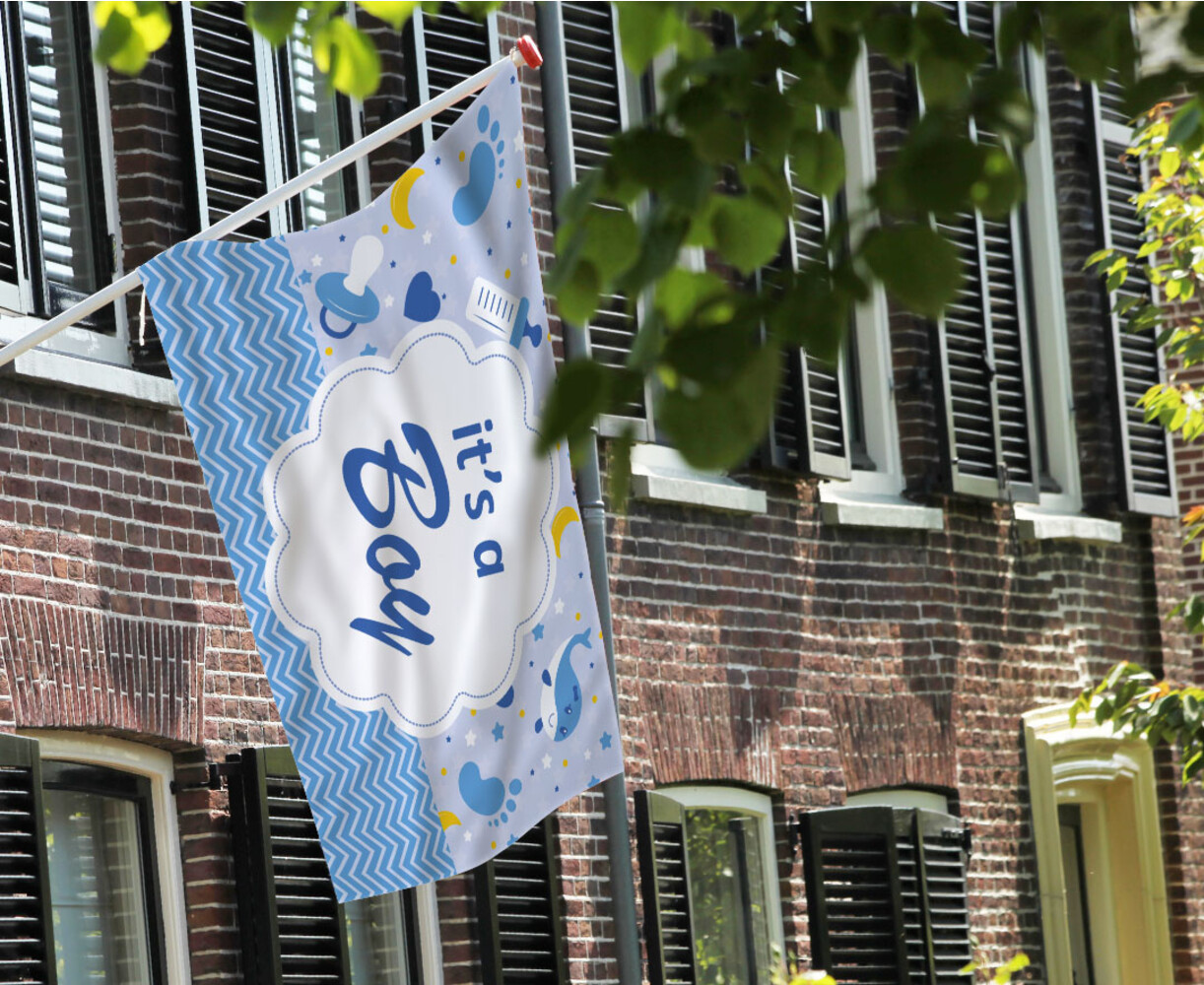 Geboortevlag jongen