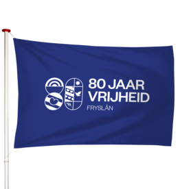 Vrijheidsvlag 80 jaar vrijheid Fryslân Vrijheidsvlag 80 jaar vrijheid Fryslân
