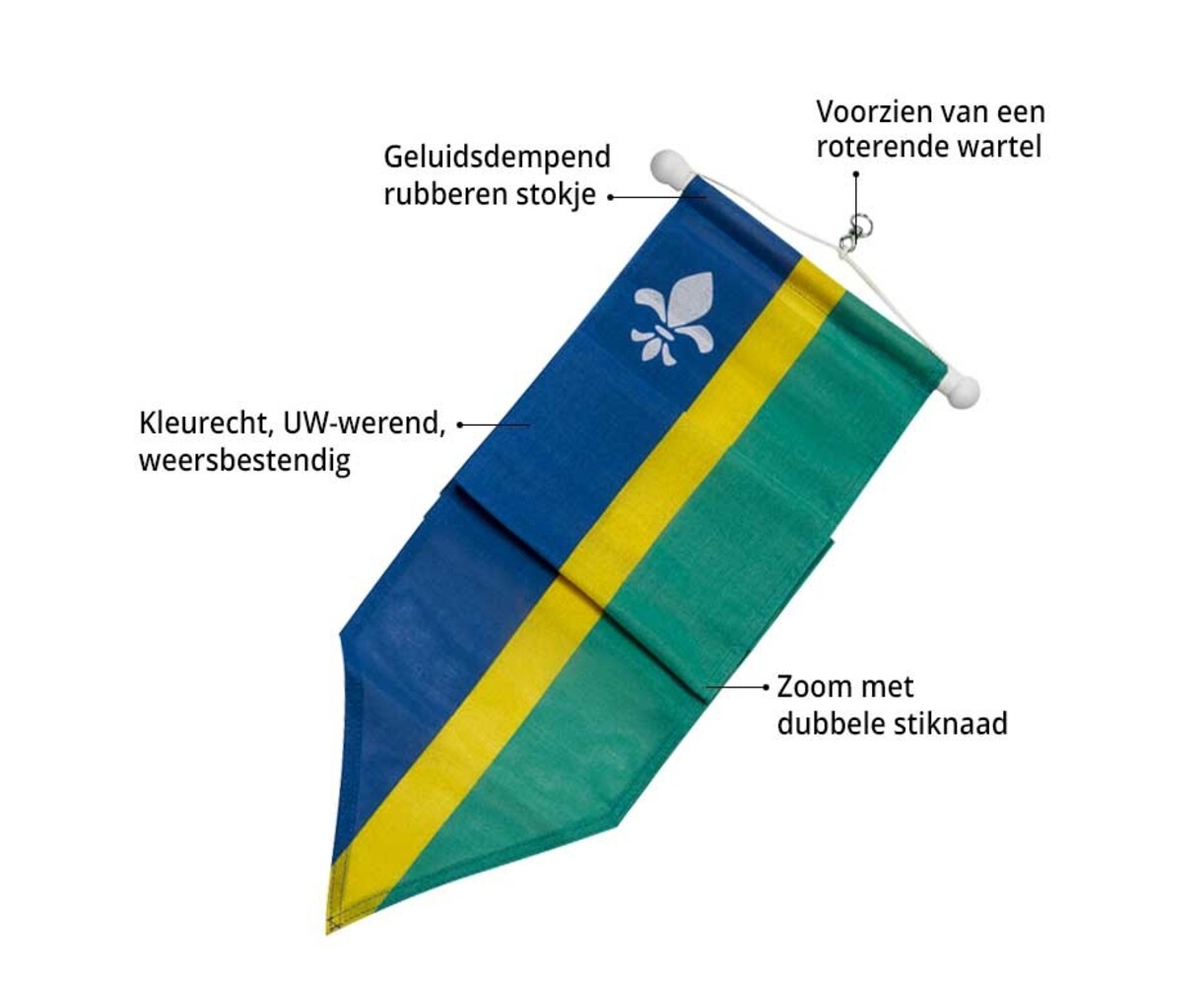 Wimpel Flevoland 300cm