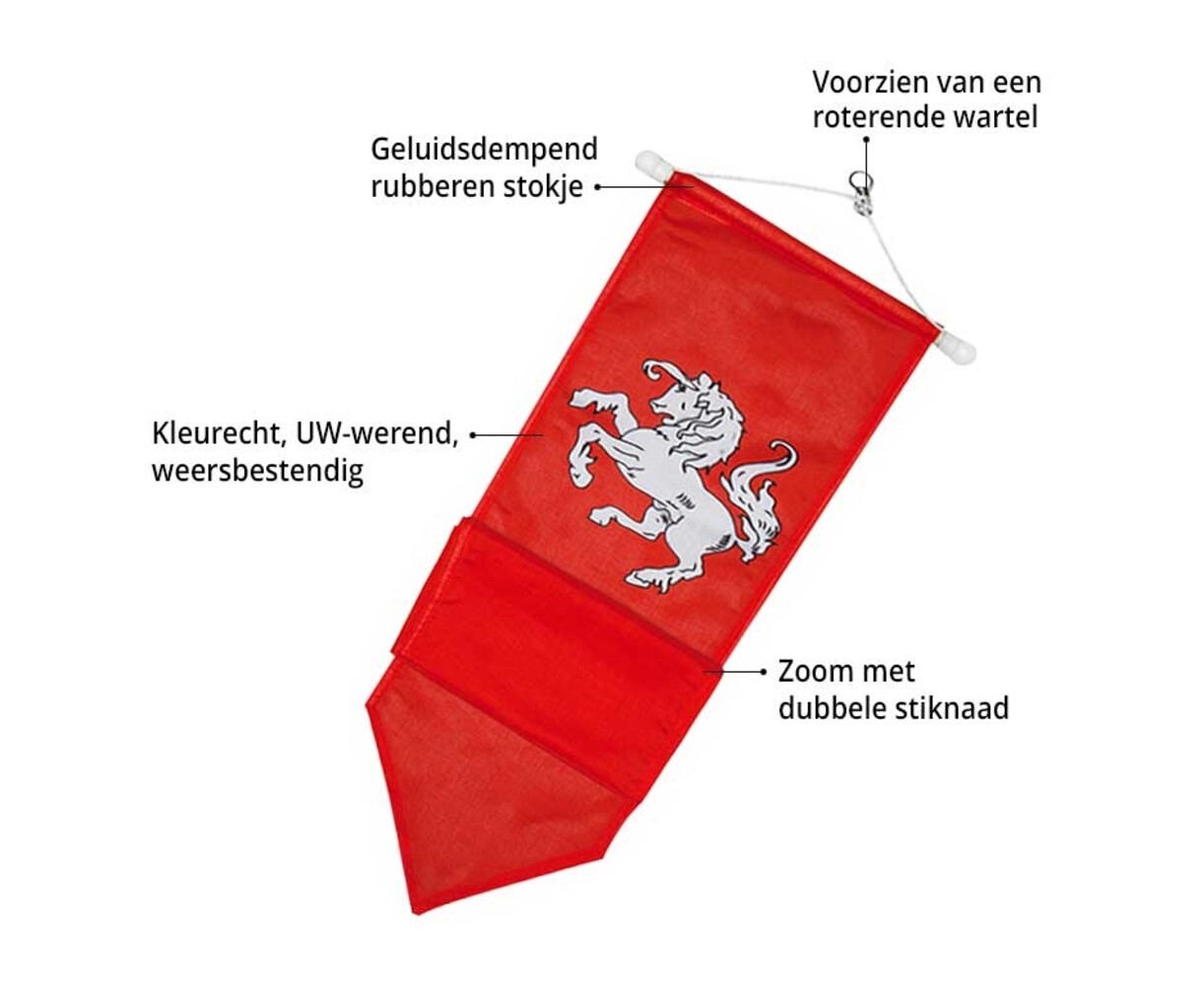 Wimpel Twente 25x300cm