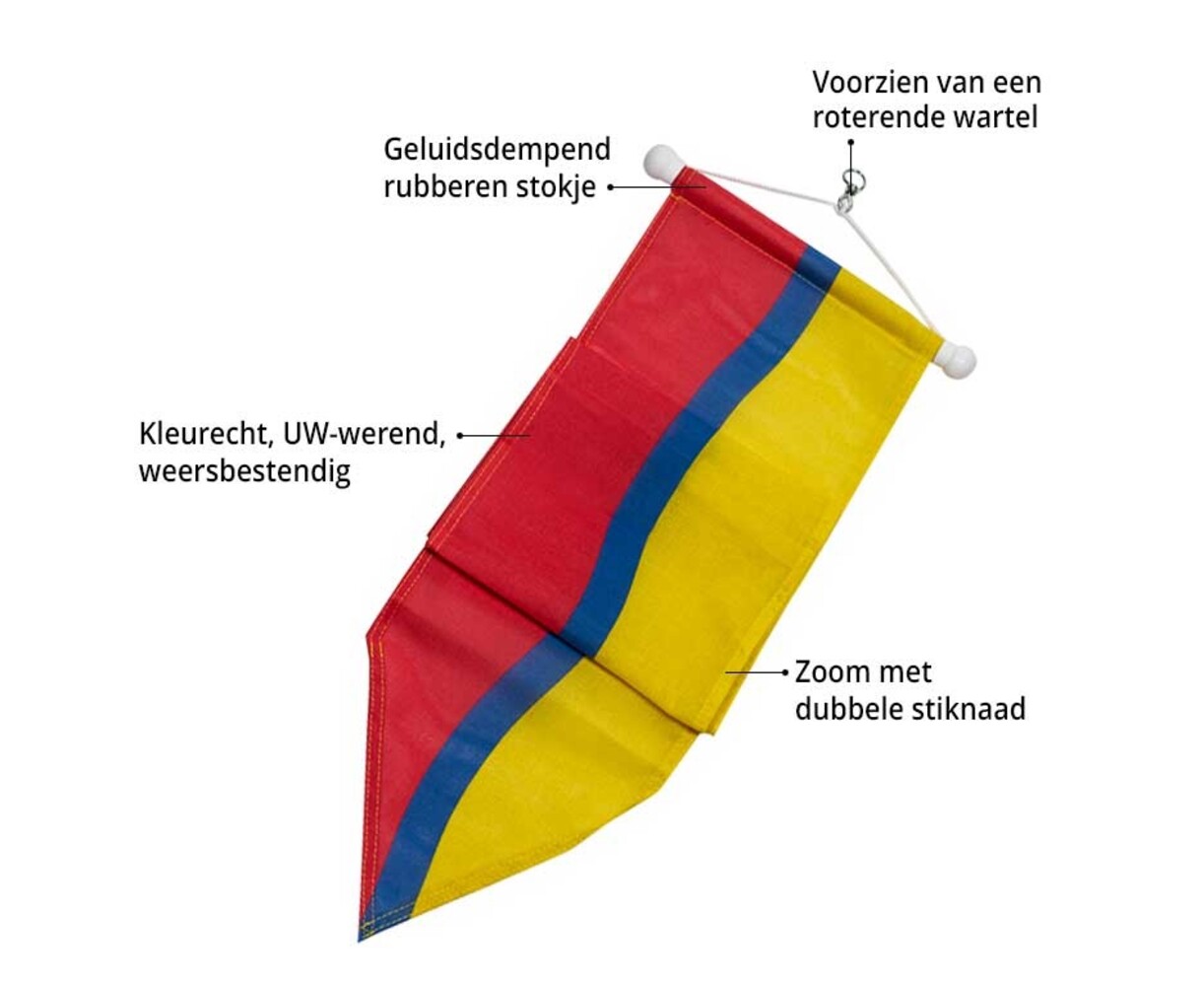 Wimpel Overijssel 300cm