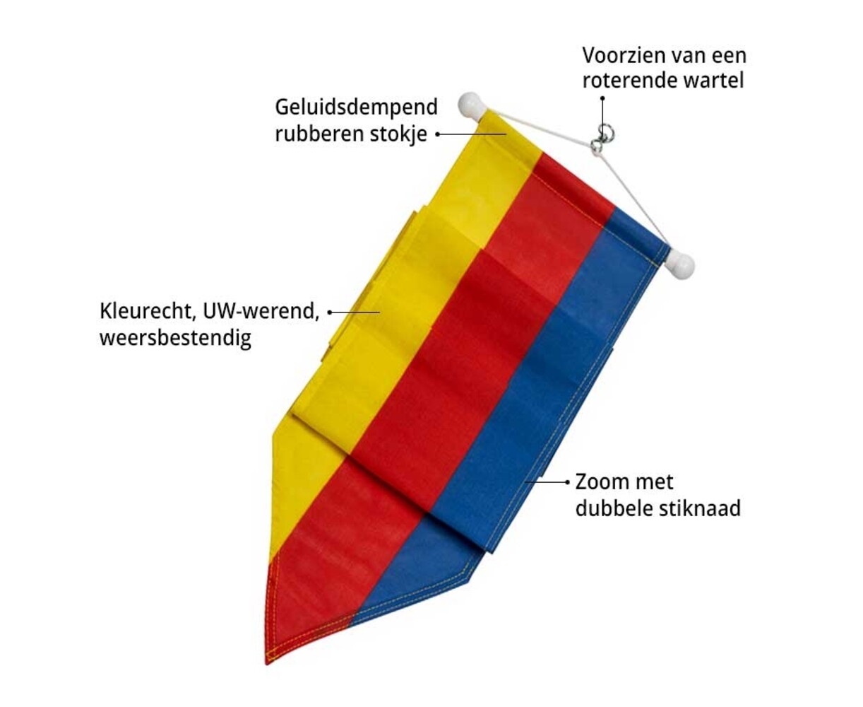 Wimpel Noord-Holland 300cm