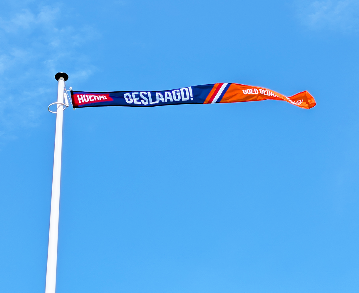 Wimpel Geslaagd Vlag Wimpel Geslaagd Vlag