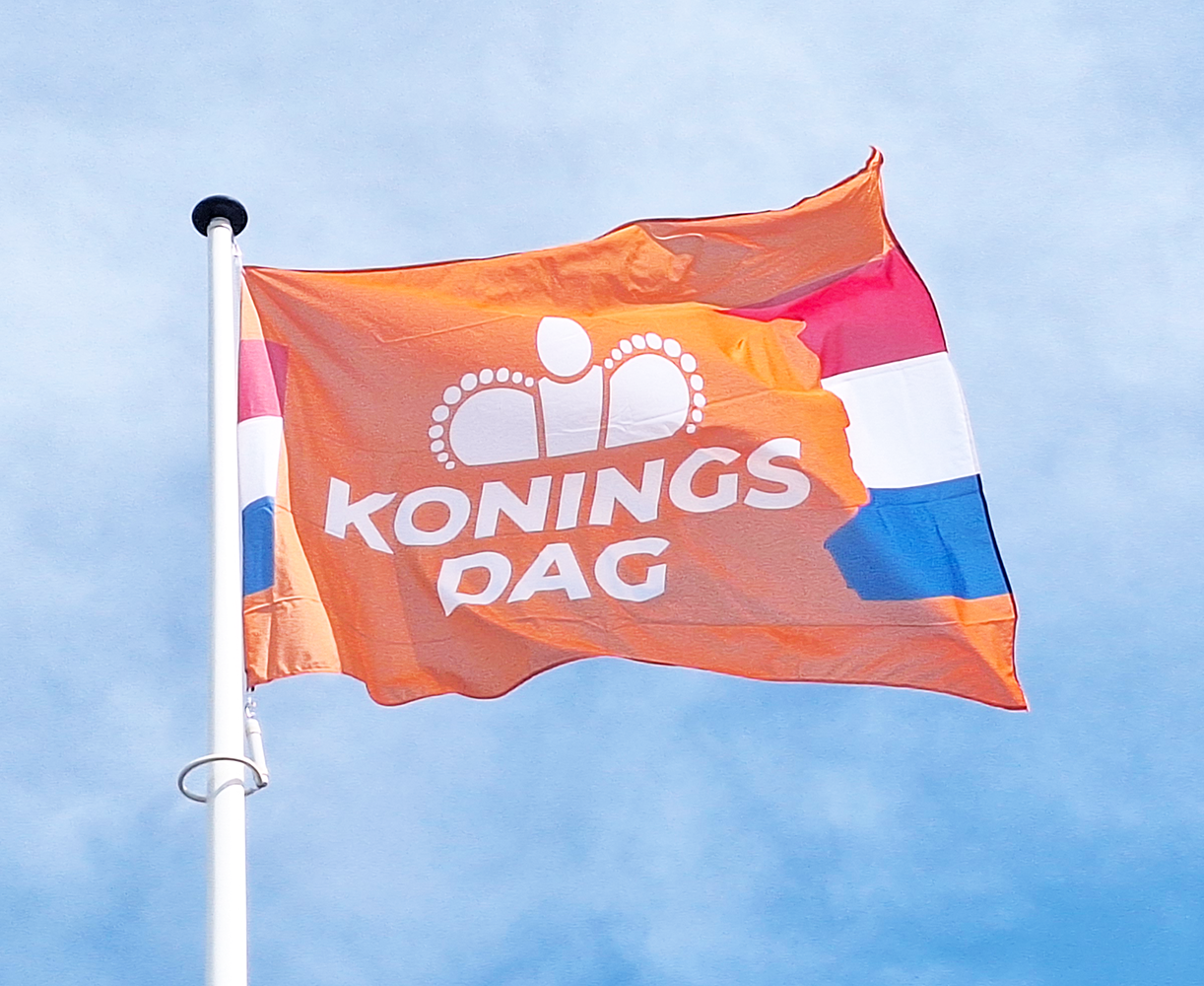 Koningsdag vlag Koningsdag vlag