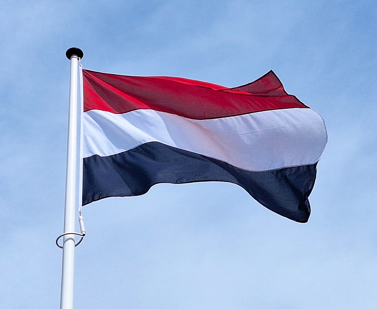 Marineblauwe Nederlandse Vlag