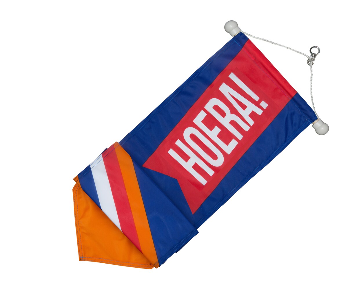 Aan huis wimpel geslaagd