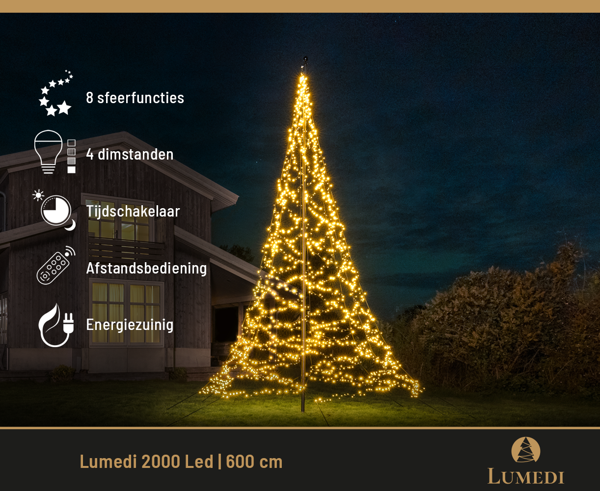 Lumedi 2000 Led | 600cm | Warm Wit Lumedi 2000 Led | 600cm | Warm Wit