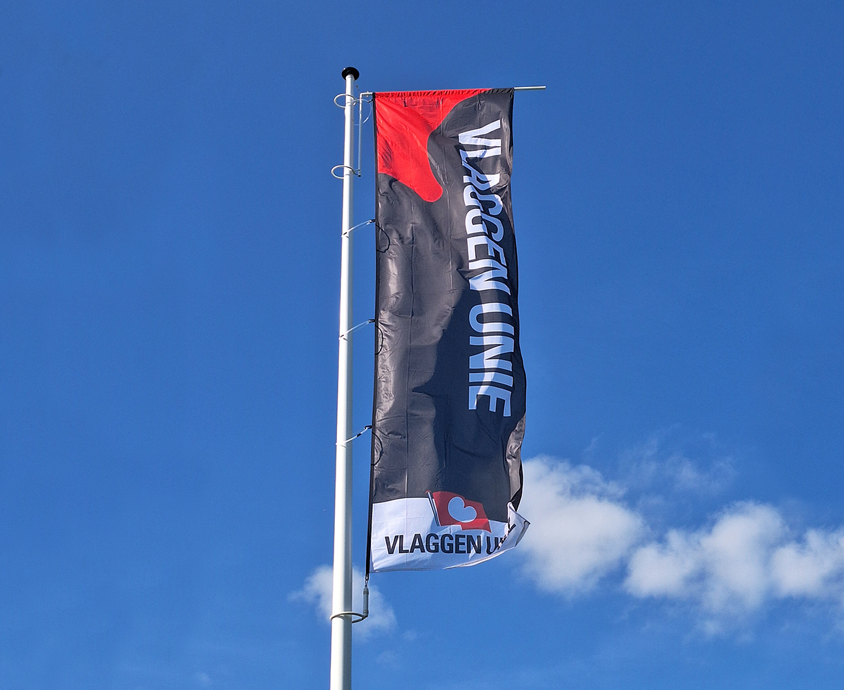 Polyester Hijsbare Baniermast 6-9 Meter