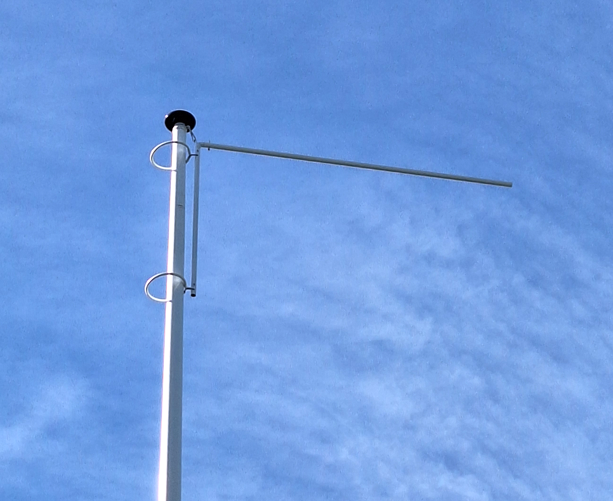 Polyester Hijsbare Baniermast 6-9 Meter