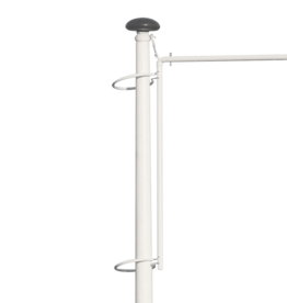 Polyester Hijsbare Baniermast 6-9 Meter