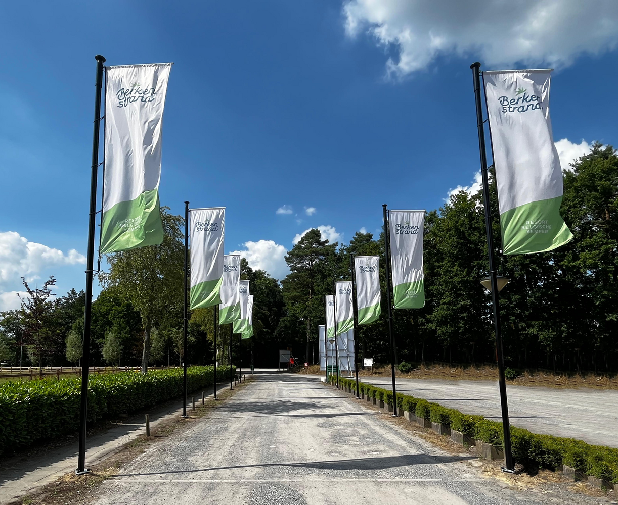 Premium Hijsbare Baniermast 6-9 Meter Premium Hijsbare Baniermast 6-9 Meter