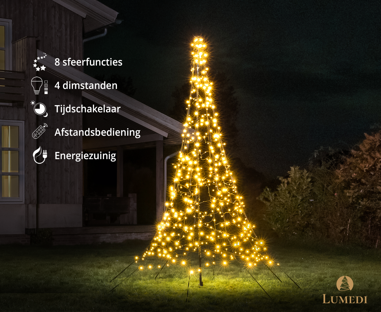 Lumedi 480 Led | 300cm | Warm Wit | Incl. mast