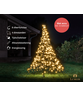 Lumedi 320 LED vlaggenmast kerstboom (op batterijen)
