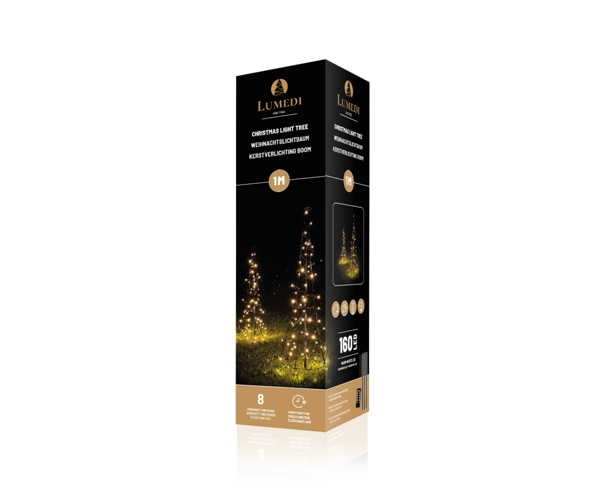 Lumedi Duo-Tree 160 Led | 100cm | Warm Wit