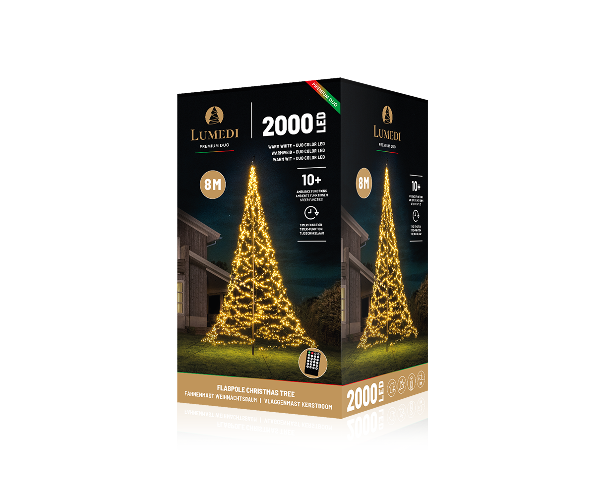 PRE-ORDER Lumedi Premium Duo 2000 Led | 800cm | Duo color