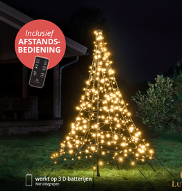 Lumedi 320 Led (op batterijen) | 200cm | Warm Wit