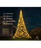 Polyester vlaggenmast 9 meter + kerstverlichting