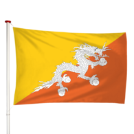 Vlag Bhutan