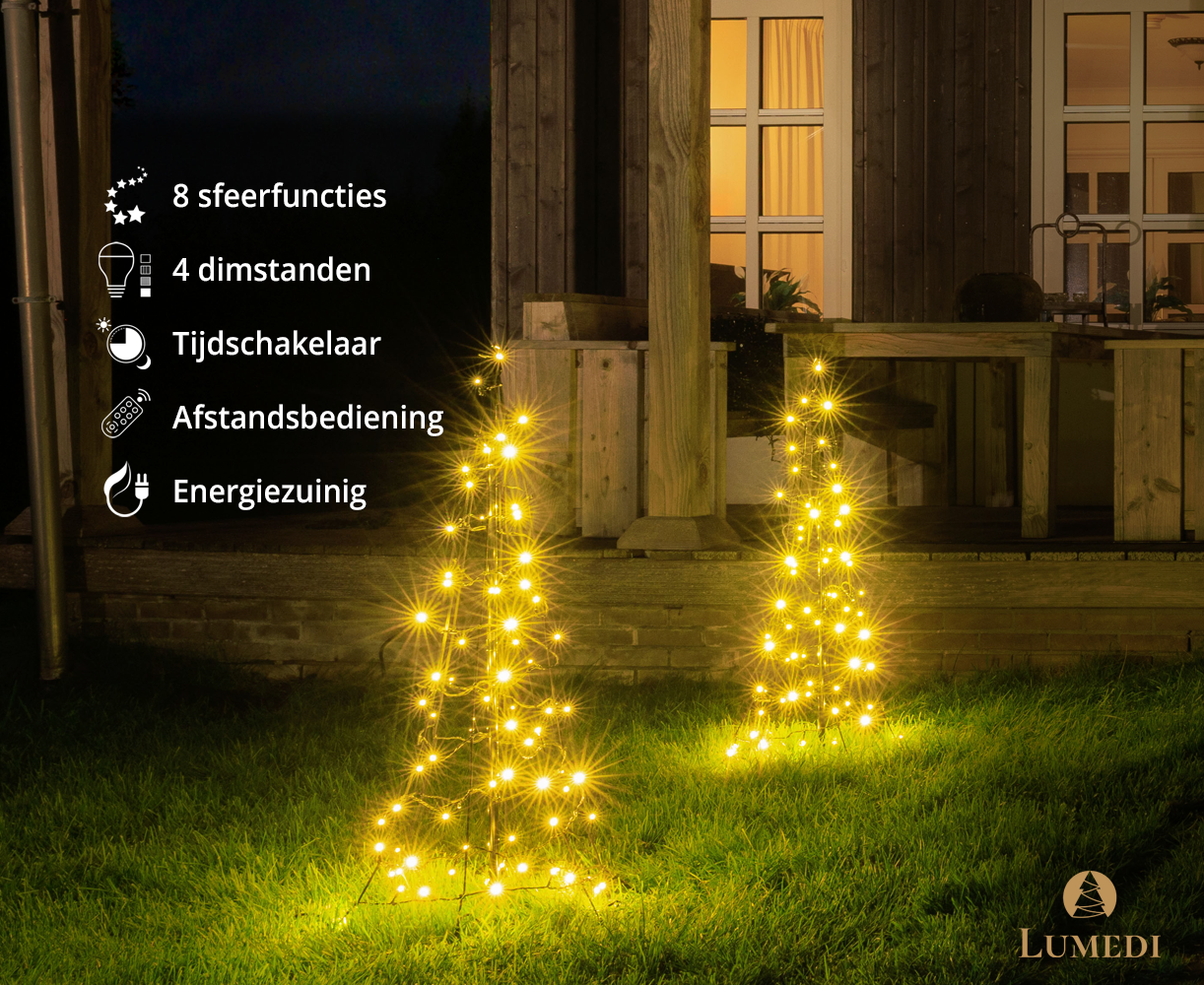 Lumedi Duo-Tree 160 Led | 100cm | Warm Wit