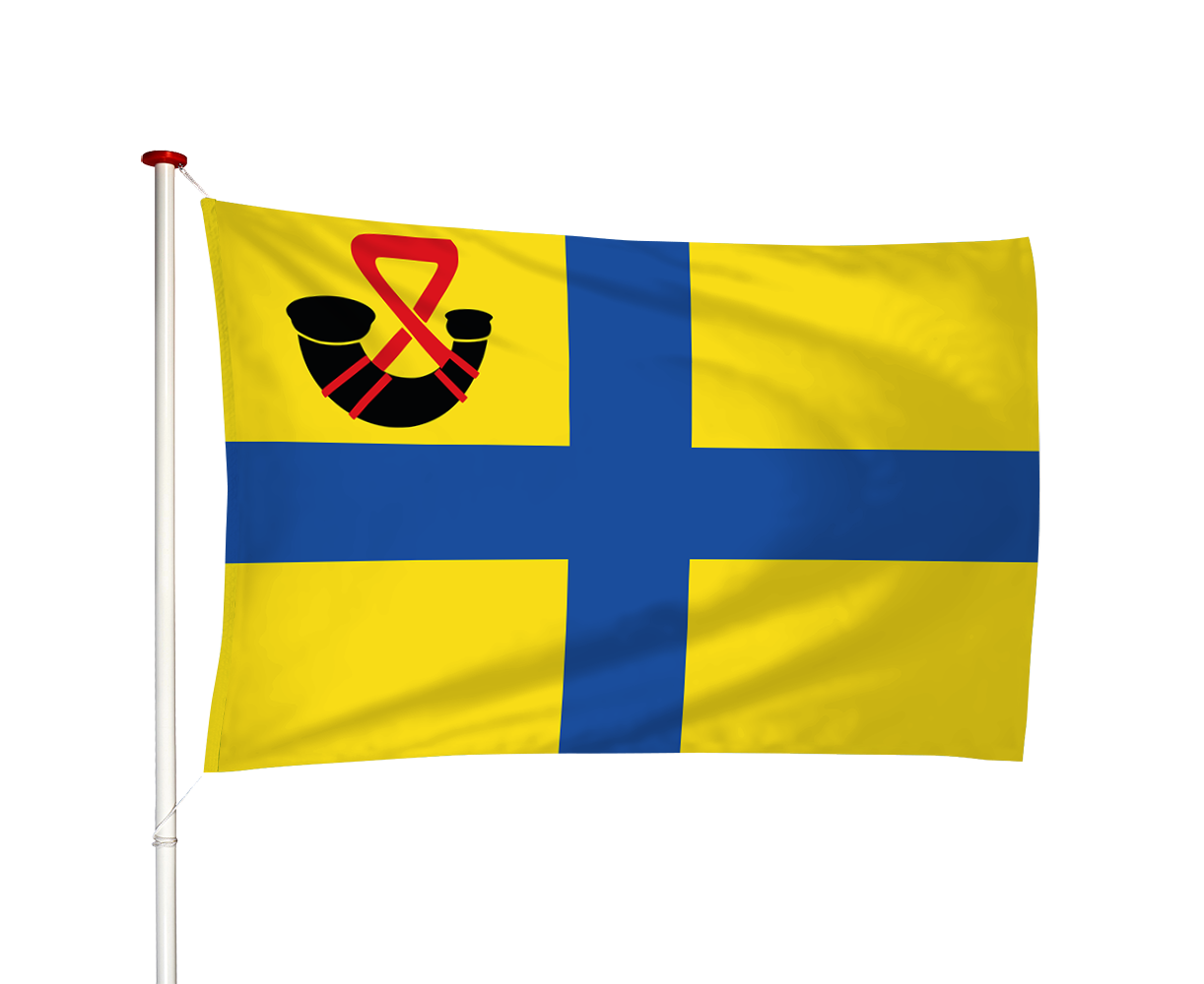 Vlag Bergum - Burgum (fr)