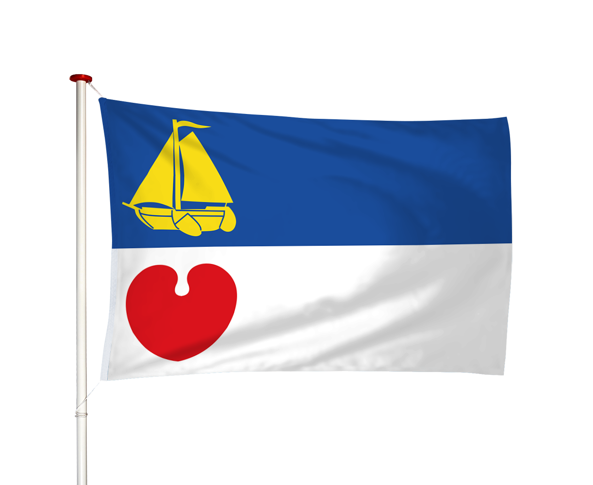 Vlag Blauwhuis - Blauhus (fr)