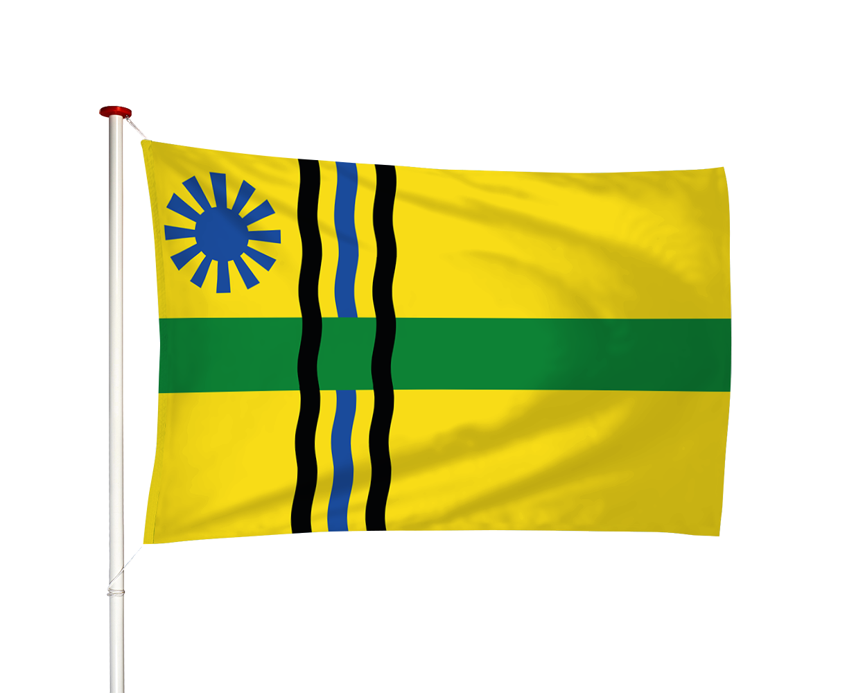 Vlag Broeksterwoude - Broeksterwald (fr)