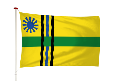 Vlag Broeksterwoude - Broeksterwald (fr)