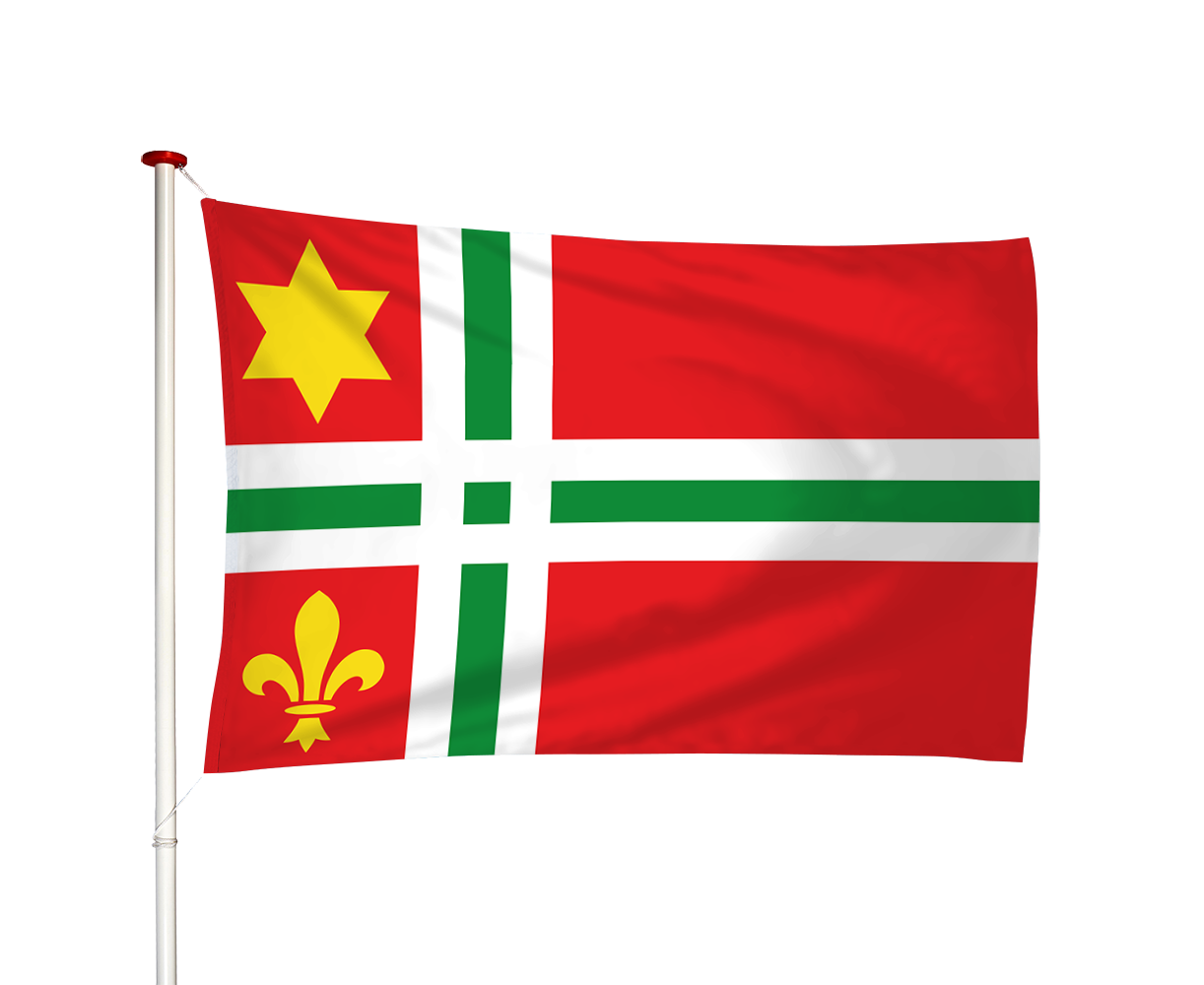 Vlag Buitenpost - Butenpost (fr)