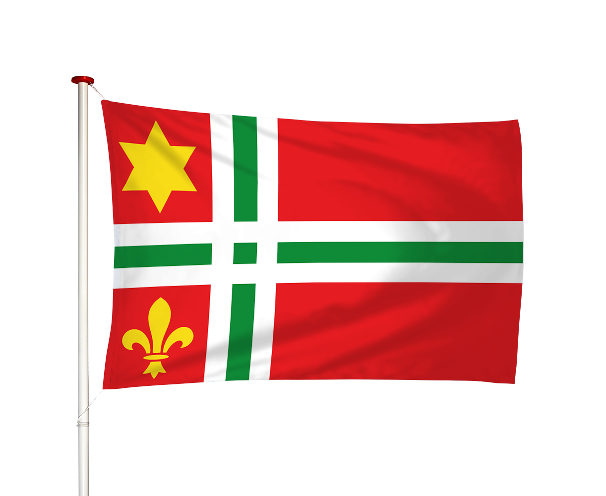 Vlag Buitenpost - Butenpost (fr)