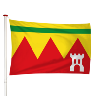 Vlag Damwoude - Damwald (fr)