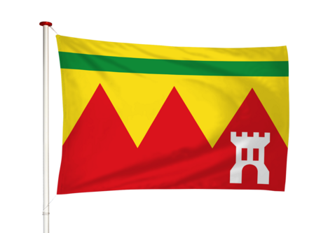 Vlag Damwoude - Damwald (fr)