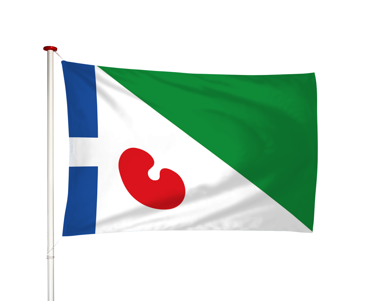 Vlag Dedgum - Dedzjum (fr)