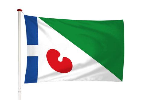 Vlag Dedgum - Dedzjum (fr)