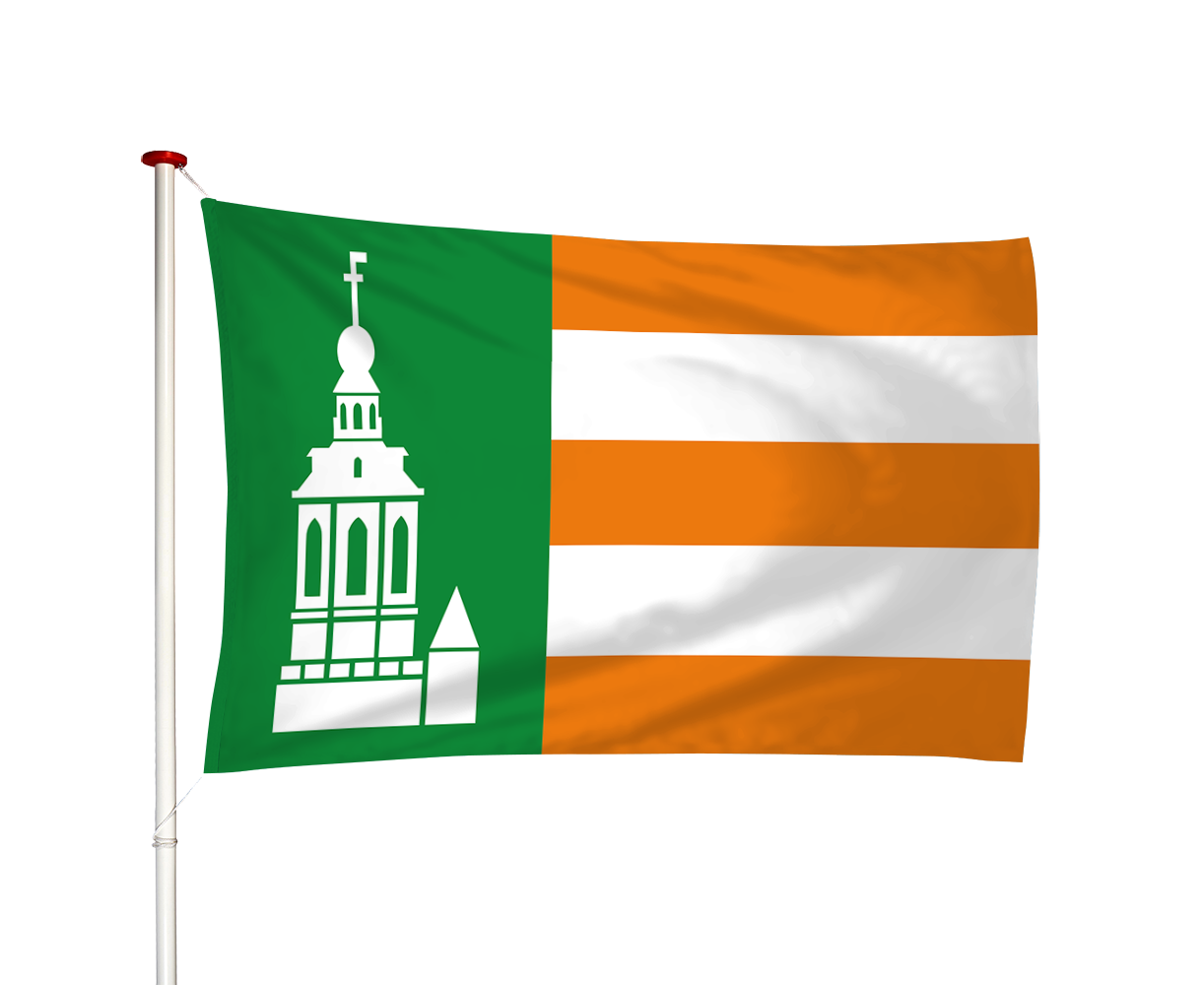 Vlag Dronrijp - Dronryp (fr)