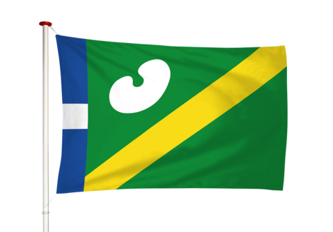 Vlag Ferwoude - Ferwalde (fr)