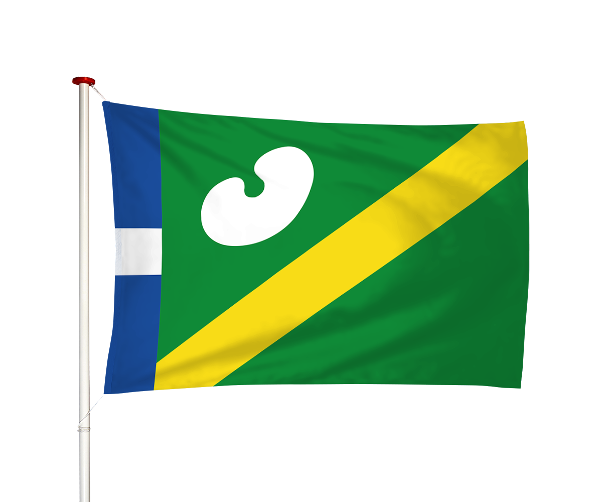 Vlag Ferwoude - Ferwalde (fr)