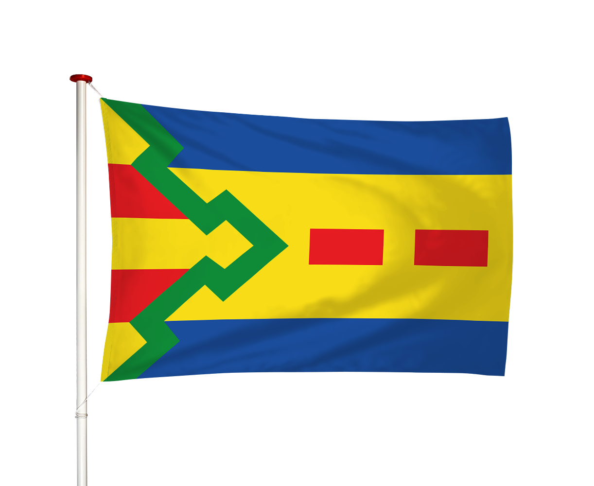 Vlag Frieschepalen - Fryske peallen (fr)