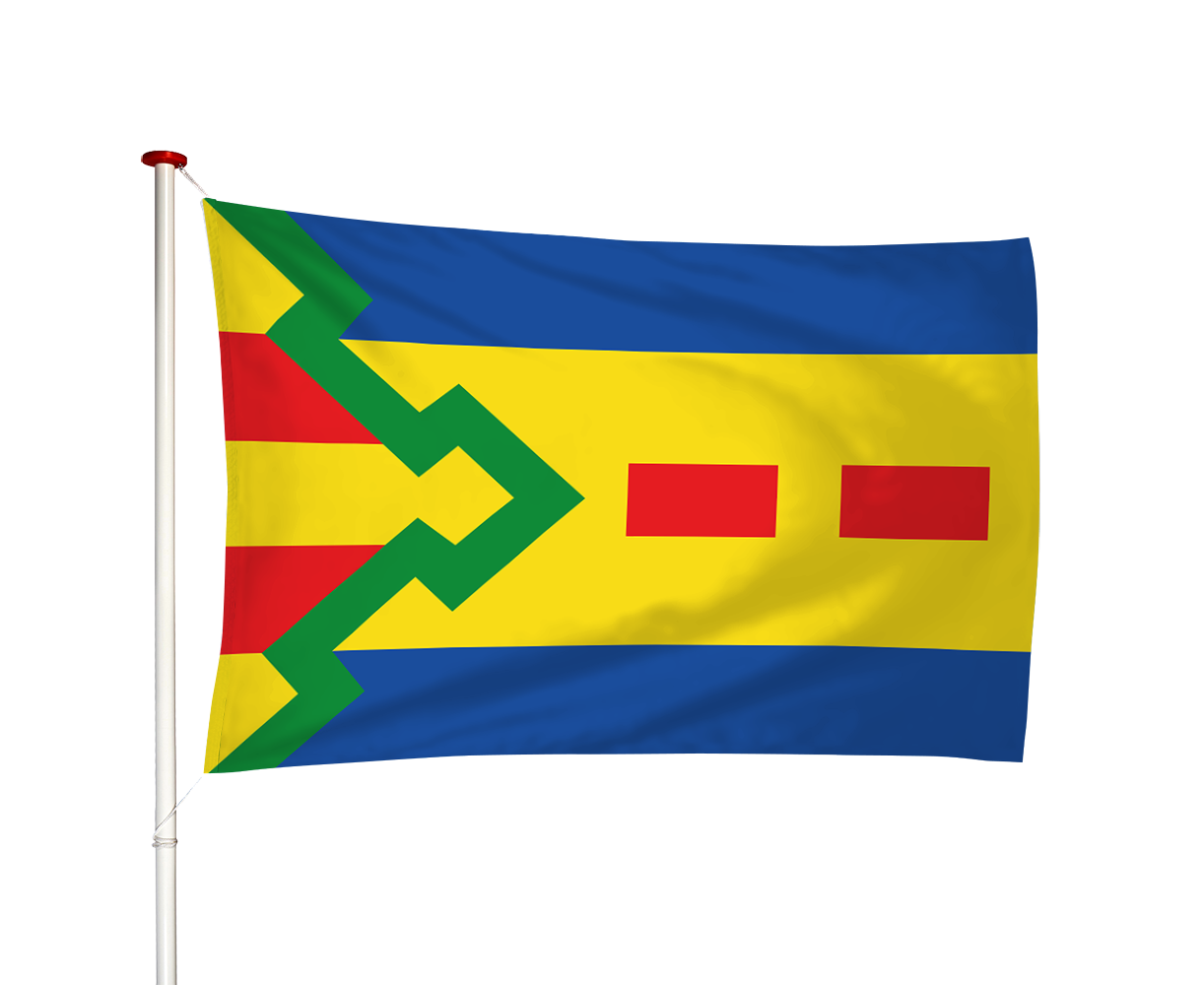 Vlag Frieschepalen - Fryske peallen (fr)